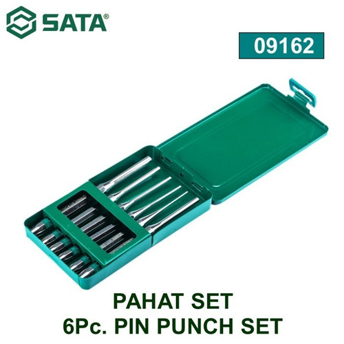 Pahat Pin Set 09162 - 6Pcs Pin Punch Set Sata Tools