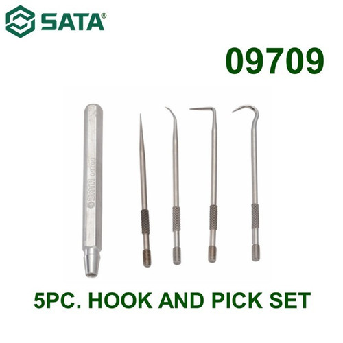 Obeng Cungkil Kiat 5Pcs Hook And Pick Set 09709 Sata Tools