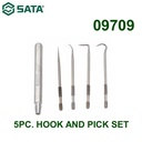 Obeng Cungkil Kiat 5Pcs Hook And Pick Set 09709 Sata Tools