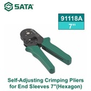 Tang Krimping 7" 91118A Self-adjust Crimping Pliers End Sleeves Sata
