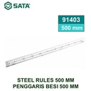 Penggaris besi 500 mm Steel Rules 50 cm Sata Tools