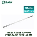 Penggaris Besi 1000 mm Steel Rules 100 cm Sata Tools