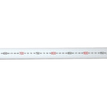 Shinwa Penggaris 100cm Stainless Steel Rule 1m Hard Chrome JIS 13048