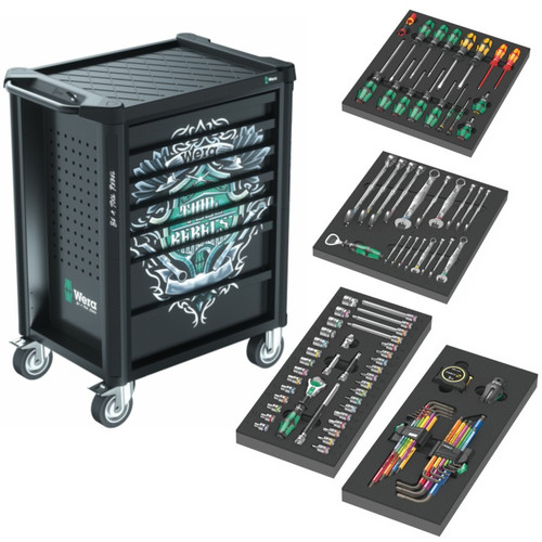 Trolley Wera 05150130001 WERA Tool Drawer Tool Rebel Roller Cabinet 1
