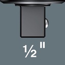 Ratchet Insert 1/2" x 58 mm Wera 05078637001 Reversible 9 x 12 mm