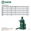 Dongkrak Mobil 97810A Hydraulic Bottle Jack 50 Ton Sata Tools