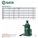 Dongkrak Botol Hidrolik 97803A Hydraulic Bottle Jack 6 Ton Sata Tools