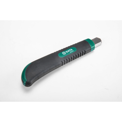 Pisau Snap-off 93427 Pegangan Karet, 13 titik, 9x80MM Sata Tools