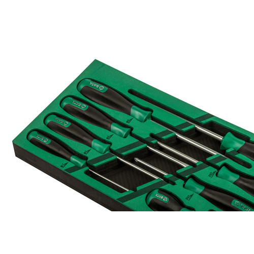 Obeng Plus Minus Set 9 Pcs 09913A - 9Pc. Screwdriver Set Sata Tools
