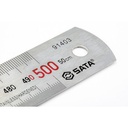 Penggaris besi 500 mm Steel Rules 50 cm Sata Tools
