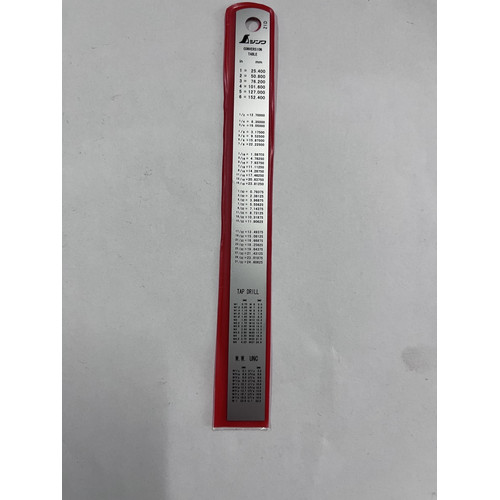 Penggaris Stainless Steel SHINWA Steel Ruler, 15 cm 13005