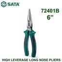 Tang Lancip 6" Hemat Tenaga 72401B High Lev Long Nose Plier Sata Tools