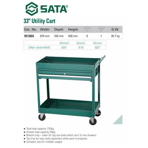 Troli Bengkel 95108A 33" Utility Trolley Sata Tools