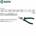 Tang Lancip 6" / 150 mm 70101A Long Nose Pliers Sata Tools