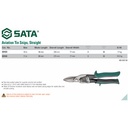 Gunting Besi 10" Lurus - Aviation Tin Snips Straight 93103 Sata Tools