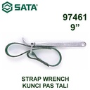 Kunci Oli Filter Kulit Sabuk 97461 - Strap Wrench 9" Sata Tools