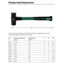 Palu 92346 Fiberglass Handle Sledge Hammers 10 Lbs Sata Tools