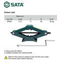 Dongkrak Mobil (Mobil Gunting) 97831 Scissors Jack Sata Tools