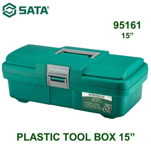 Tool Box Plastik 95161 - Plastic Tool Box 15" Sata Tools