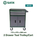 SATA Tools 2 Laci Drawer Trolley 95123 DRAWER TOOL TROLLEY / CART