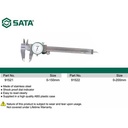 Jangka Sorong 91521 Dial Caliper 0-150mm Sata Tools