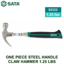 Palu Tanpa Sambung 92332 One Pc Steel Handle Claw Hammer 1.25 Lbs Sata