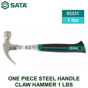 Palu Tanpa Sambung 92331 1 Pc Steel Handle Claw Hammer 1 Lb Sata Tools