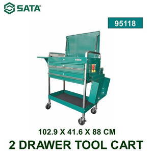 Trolley 2 Laci 95118 2 Drawer Tool Cart Sata Tools
