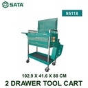 Trolley 2 Laci 95118 2 Drawer Tool Cart Sata Tools
