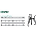Treker 3 Kaki 90634 3 Jaw Gear Puller 4" Sata Tools