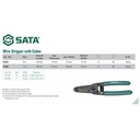 Tang Kupas Kabel 91202 Wire Stripper W/Cutter Pliers 7" Sata Tools