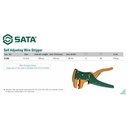 Tang Kupas Kabel 91108 Self Adjusting Cutter Stripper 6-1/2" Sata Tool