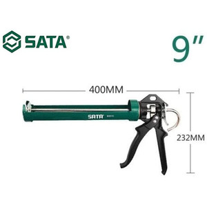 Alat Tembak Lem Kaca Sealant 90510 Manual Caulking Gun 9" Sata Tools