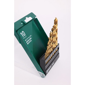 Mata Bor Set 10Pc.Hss-Tin Twist Drill Sets Sata Tools 52910A