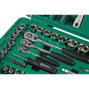 Tool Kit Set 09014 124 Pcs 1/4" & 3/8" & 1/2" Socket Wrench Sata Tools