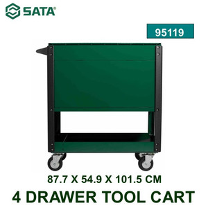 Trolley 4 Laci 4 Drawer Tool Cart Sata Tools - 95119