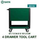 Trolley 4 Laci 4 Drawer Tool Cart Sata Tools - 95119