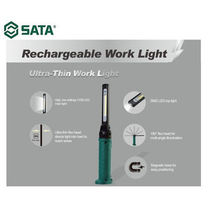 Lampu Senter Led 90760 Ultra-Thin Work Light 460 Lumens Sata Tools