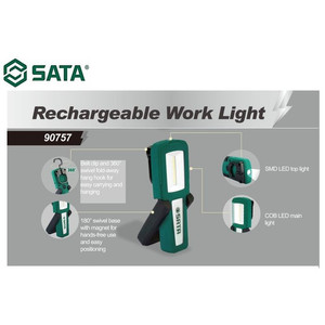 Lampu Senter Led 90757 Compact Work Light 160 Lumens Sata Tools