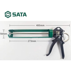 Alat Tembak Lem Kaca Sealant 90510 Manual Caulking Gun 9" Sata Tools