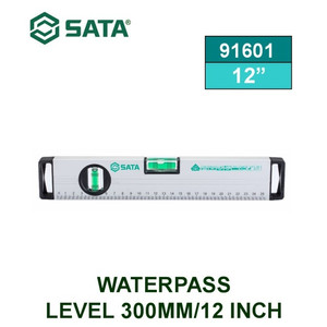 Alat Ukur Waterpass 91601 Waterpass Level 300mm/12 Inch Sata Tools