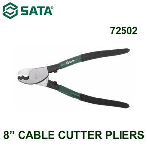 Tang Potong Kabel 8 Inch 72502 - Cable Cutting Pliers 8" Sata Tools