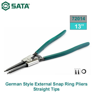Tang Snap Ring Pliers External Open Straight 13" 72014 Germany Ty Sata