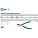 Tang Snap Ring Pliers Internal Curved 7" 72042 German Style Sata Tools