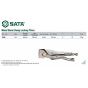 Tang Jepit Las 71501 Metal Sheet Clamp Locking Pliers 8" Sata Tools
