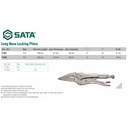 Tang Jepit Las Lancip 71301 Long Nose Locking Pliers 6" Sata Tools