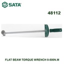 Kunci Torsi Kunci Pas 48112 Flat Beam Torque Wrench 0-500Nm Sata Tools