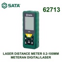 Meteran Digital/Laser 62713 Laser Distance Meter 0.2-100 mm Sata Tools