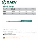 Obeng Test Pen Circuit Tester 190 mm 62502 Sata Tools