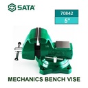 Ragum 70842 Mechanics Bench Vise 5" Sata Tools